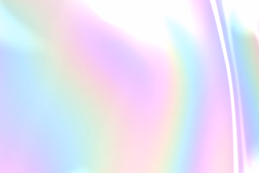 Folds of holographic foil