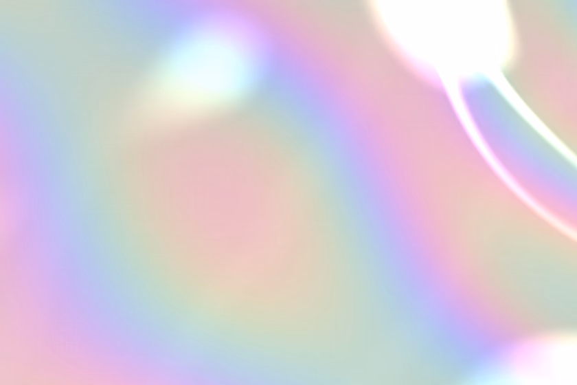 Folds of holographic foil